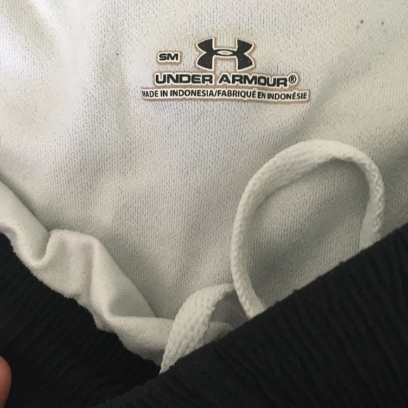 Black with green and white shorts - Picture 2 of 2